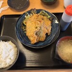 居酒屋 旬楽 - 本日のおすすめ　アジの梅しそフライ定食800円