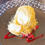 栗ノ絲 - 中にジェラート