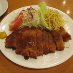 洋食 おがわ - ポークカツレツ ライス付き 