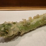 天婦羅 みやしろ - アスパラ