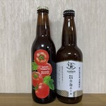 道の駅 西条のん太の酒蔵 直売所 - ドリンク写真:GETした地ビール達♪( ´θ｀)ノ
