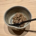 枯淡 - 蛍烏賊白味噌　酢飯　木の芽　濃厚で爽やかな烏賊に一同沈黙