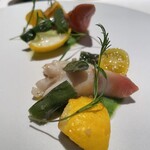 レストラン オオツ - 見た目も味わいも華やか。野菜の美味しさも鷲掴み
