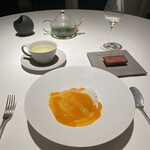 レストラン オオツ - マンゴー ブランマンジェ