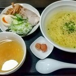 きん華飯店 - きん華梅塩つけ麺（あつ盛り）1200円
