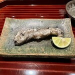 日本料理 別府 廣門 - 石鯛腹の炭焼