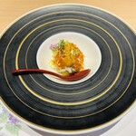 鮨 琥珀 - 海鮮ミルフィーユ小丼