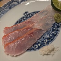 銀座 水野 - 甘鯛と平目のお造り