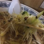 トーフラーメン 幸楊 - くたぁ〜っとなったネギもいい感じ...