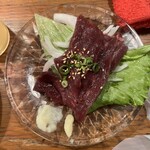 転石 - 馬刺しの赤身！これも新鮮でやみつきです！