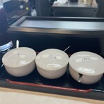 まるやま食堂 - お塩三種　その日よって好みは変わるんです　この日はヒマラヤの塩が合いました♡