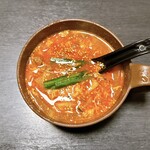 焼肉バル 秀 - ユッケジャンスープ（辛さ３）