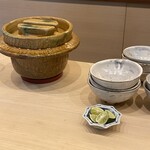 鎌倉 北じま - ハタ、新玉ねぎ、炊き込みご飯