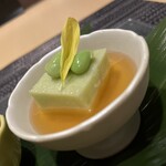 ​炭火焼 旬彩だるま - 枝豆豆腐