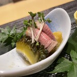 ​炭火焼 旬彩だるま - 鴨のロースト　