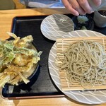 そば香房 おかげ - 天丼セット