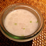 色々モツの白湯スープ