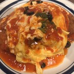 Italianbar ATTACHMENT 2nd - 【ビッグチキンオムカツチーズトマトソース、バケット付き】