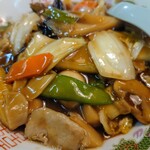 喜楽 - 令和7年6月 営業時間(17:00〜24:00)
                                中華丼 税込750円