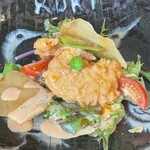 カルティベイト - 海老のフリット　クリームチリソース　