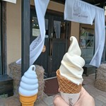 Atelier de Fromage Karuizawa Baiten - 自家製生チーズソフト(580円)