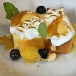 カルティベイト - 柑橘バニラチーズケーキ(スペシャルデザート)