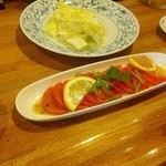 焼鳥桃源 - トマトスライス