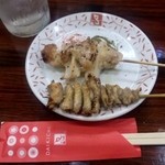 Yakitori Daikichi - 140814かわ、やげんなんこつ