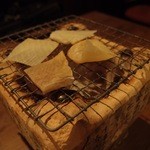 琉球しゃぶしゃぶ 豊 - エイヒレ（500円）。