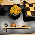 蓬左茶寮 - 雲丹丼セット