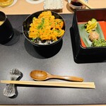 蓬左茶寮 - 雲丹丼セット