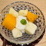 蓬左茶寮 - プリン、パイン、マンゴー