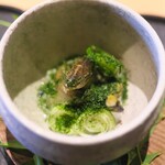 304804008 - 鮎のコンフィでしゃり粥。