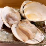 穴子料理と地酒 浅草 川井 - 桑名産の大和蛤