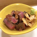 穴子料理と地酒 浅草 川井 - 鯨のハツステーキ