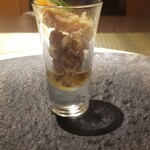 ビストロ プティソレイユ - 最初にでてくるお通し？エスカベッシュ。