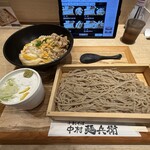 中村麺兵衛 - 大山とり親子丼とそばセット