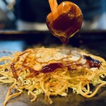 大正お好み屋 ままま - 一気にドバっとかけないのがGooooood！