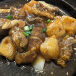 元記 - 牡蠣のオイスターソース鉄板焼き