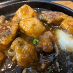 元記 - 牡蠣のオイスターソース鉄板焼き