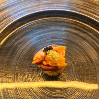 鮨 四 - 当店名物ミルフィーユ（上から）