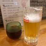 吉﨑食堂 - オリオン生とコーヒー泡盛