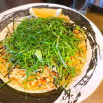 生パスタ専門店 こば屋 - 「明太イカ大葉：大葉の山と明太の旨み爆発」200g