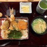 手打ちそば 山商 - 海老天丼