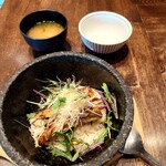 石の蔵 - ◎◎◎◎◎鮎の肝焼きと枝豆の　石焼き！！