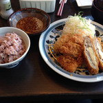 とんかつ 濵かつ - バラエティカツ定食