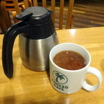 カウカウ　カフェ - 朝食セットにプラスのコナコーヒーにミルク投入100円