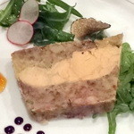 サラマンジェ ド イザシ ワキサカ - 牛テールのアシ・パルマンティエとフォアグラのプレセ（シェア後）2,300円