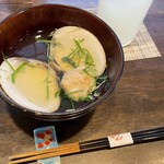稲水器 あまてらす - 先付（蛤のお吸い物）