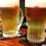 谷町 わらかし - 乾杯は生ビール